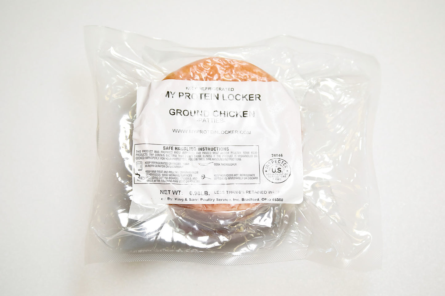Ground Chicken Patties - 4 patties 2