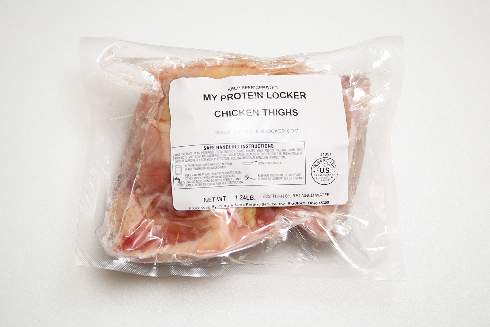 Chicken Thighs Bone In & Skin On 2
